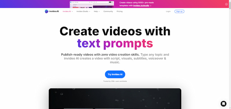 Invideoai Homepage