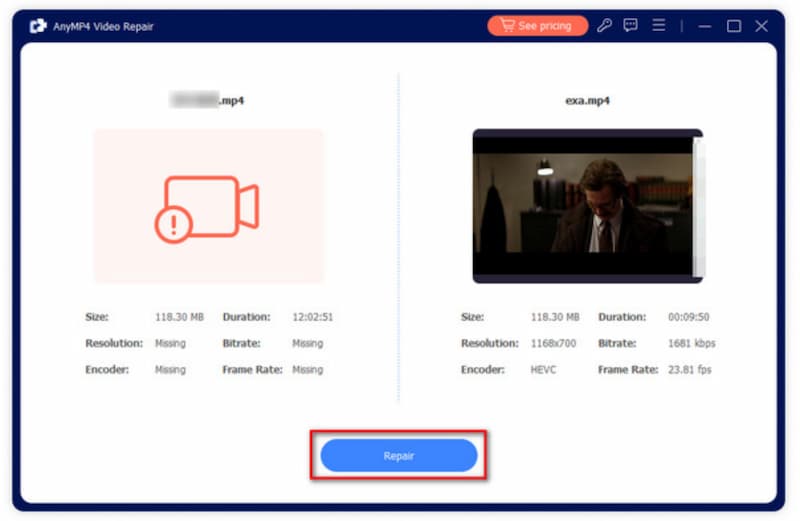 Anymp4 Video Repair Repair